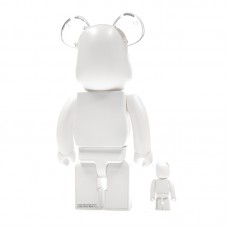 Bearbrick Casper the Friendly Ghost 100% & 400% Set White