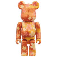 Bearbrick Chiyogami 100% & 400% Set Orange