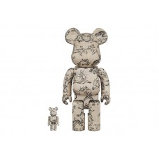 Набор фигурок (7см и 28см) Bearbrick Choju-Jinbutsu-Giga Vol. 1 100% & 400% Set