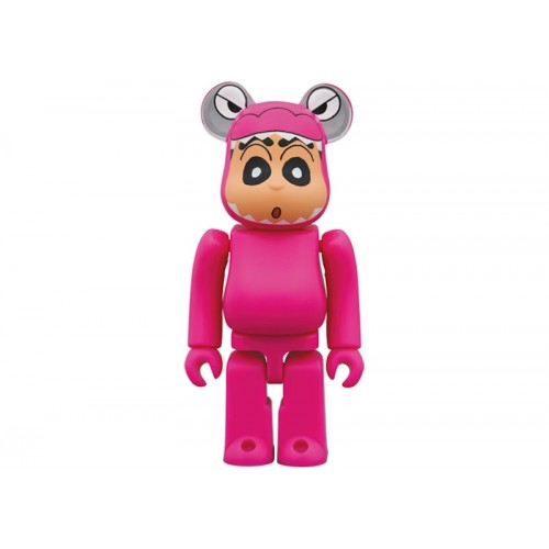 Оригинальный набор фигурок Bearbrick Crocodile Mountain 100% & 400% Set Pink - 7см и 28см