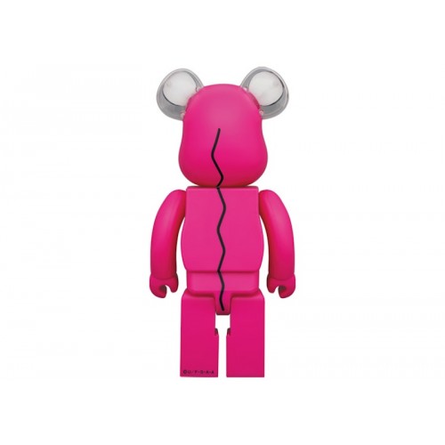 Оригинальный набор фигурок Bearbrick Crocodile Mountain 100% & 400% Set Pink - 7см и 28см