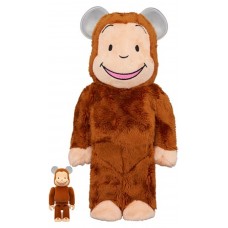 Bearbrick Curious George Classic Ver. 100% & 400% Set
