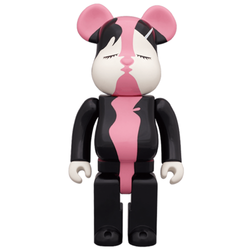 Оригинальная фигурка Bearbrick Cute Kiss 400% Black - 28см