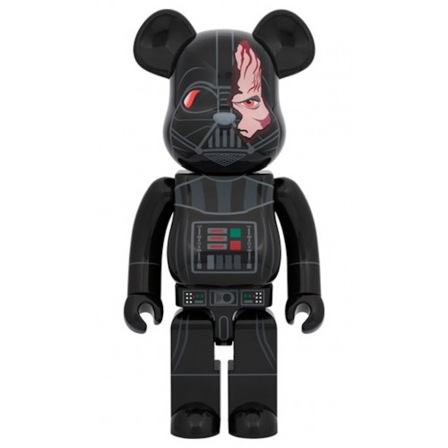 Оригинальная большая фигурка Bearbrick Darth Vader Damage Obi-Wan Kenobi Version 1000% - 70см
