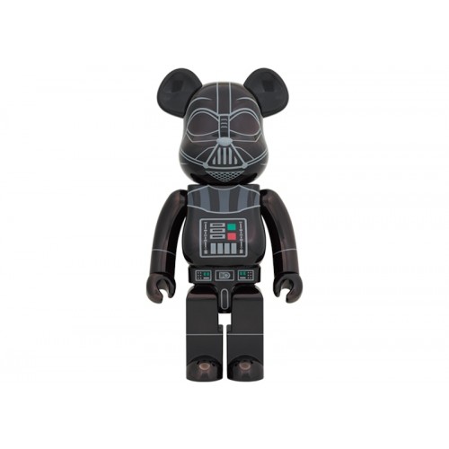 Оригинальная большая фигурка Bearbrick Darth Vader (Rogue One Ver.) 1000% Chrome Ver. - 70см