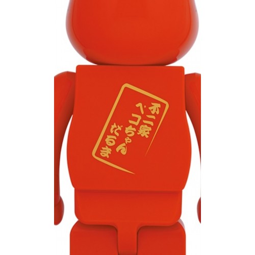 Оригинальная большая фигурка Bearbrick Daruma Peko-chan 1000% Red - 70см