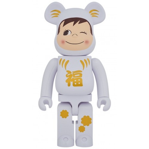 Оригинальная большая фигурка Bearbrick Daruma Poco-chan 1000% White - 70см
