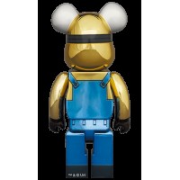 Bearbrick DAVE 100% & 400% Set CHROME Ver.