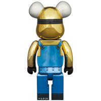Bearbrick DAVE 1000% CHROME Ver.