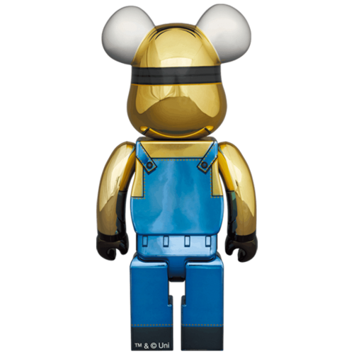 Оригинальная большая фигурка Bearbrick DAVE 1000% CHROME Ver. - 70см