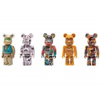 Фигурка (28см) Bearbrick DesignerCon Artist Series 4 (Doktor A, Bobby Hundreds, Nina Palomba, Shag and Hannah Webb) 100% (Set of 5)