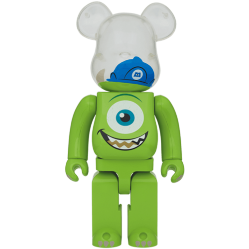 Оригинальная большая фигурка Bearbrick Disney Pixar Monsters, Inc. Mike 1000% - 70см