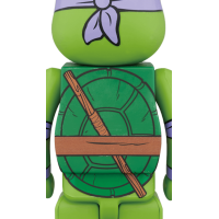 Bearbrick Donatello 100% & 400% Set Green