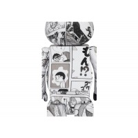 Bearbrick Doraemon (Comic Ver.) 100% & 400% Set Black & White