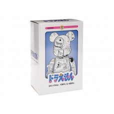 Bearbrick Doraemon (Comic Ver.) 100% & 400% Set Black & White