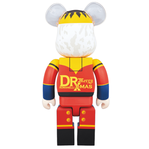 Оригинальная большая фигурка Bearbrick Dr. Romanelli X-Mas Nutcracker 1000% Multi - 70см