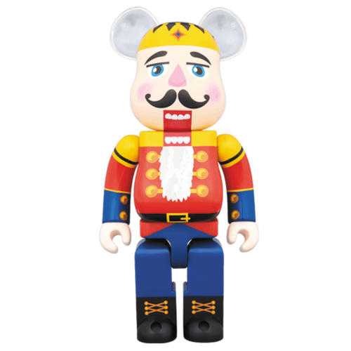 Оригинальная большая фигурка Bearbrick Dr. Romanelli X-Mas Nutcracker 1000% Multi - 70см