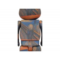 Bearbrick Edvard Munch (Scream) 100% & 400% Set
