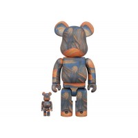Набор фигурок (7см и 28см) Bearbrick Edvard Munch (Scream) 100% & 400% Set
