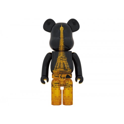 Оригинальная большая фигурка Bearbrick Eiffel Tower 1000% Golden Gown Ver. - 70см