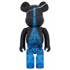 Большая фигурка (70см) Bearbrick Eiffel Tower Sparkling 1000%