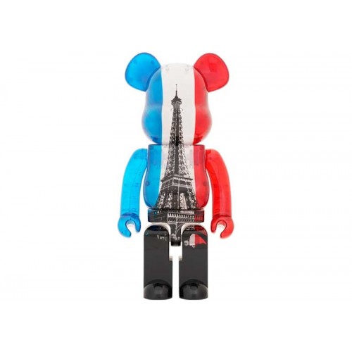 Оригинальная большая фигурка Bearbrick Eiffel Tower Tricolor Ver. 1000% - 70см