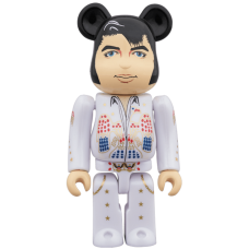 Bearbrick Elvis Presley 100% & 400% White