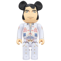 Bearbrick Elvis Presley 100% & 400% White