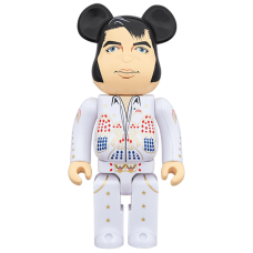 Bearbrick Elvis Presley 100% & 400% White