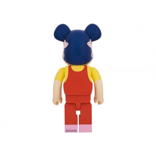 Оригинальная большая фигурка Bearbrick Enamel Sign Peko-chan 1000% - 70см