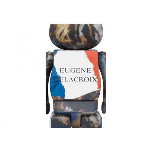 Оригинальная большая фигурка Bearbrick Eugène Delacroix (Liberty Leading the People) 1000% - 70см