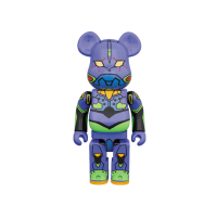 Bearbrick Evangelion First Machine 1000% Purple Multicolor