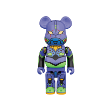 Большая фигурка (70см) Bearbrick Evangelion First Machine 1000% Purple Multicolor