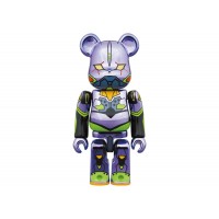 Bearbrick Evangelion Unit 1 100% & 400% Set Chrome Ver.