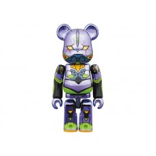 Bearbrick Evangelion Unit 1 100% & 400% Set Chrome Ver.