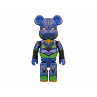 Большая фигурка (70см) Bearbrick Evangelion Unit 1 1000% Chrome Ver.