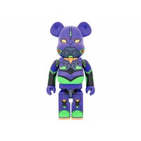 Большая фигурка (70см) Bearbrick Evangelion Unit 1 (New Paint Version) 1000%