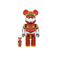Набор фигурок (7см и 28см) Bearbrick Evangelion Unit 2 100% & 400% Set