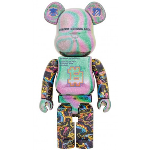 Оригинальная большая фигурка Bearbrick Excalibur (Satoshi Nakamoto) 1000% - 70см