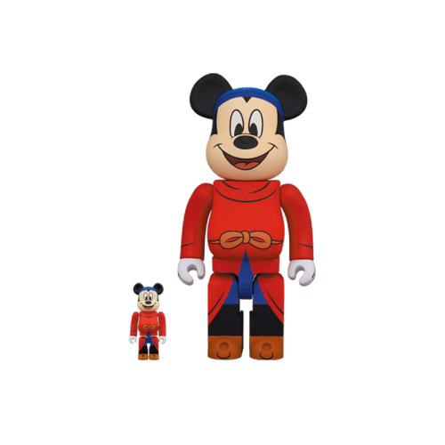 Оригинальный набор фигурок Bearbrick Fantasia Mickey 100% & 400% Set - 7см и 28см