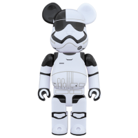 Фигурка (28см) Bearbrick First Order Stormtrooper Executioner 400% White/Black