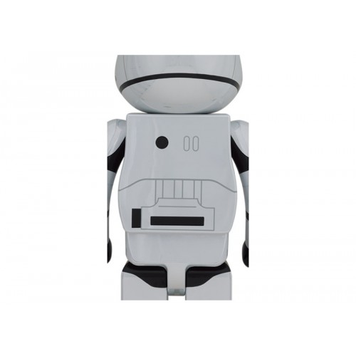 Оригинальная большая фигурка Bearbrick First Order Stormtrooper (The Force Awakens Ver.) 1000% Chrome Ver. - 70см