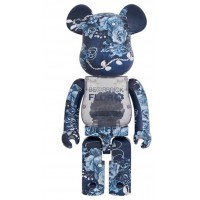 Большая фигурка (70см) Bearbrick Flor@ Denim 1000