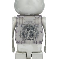 Bearbrick Flora (Flower) 1000% Silver