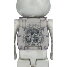 Bearbrick Flora (Flower) 1000% Silver