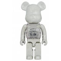 Большая фигурка (70см) Bearbrick Flora (Flower) 1000% Silver
