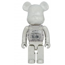 Большая фигурка (70см) Bearbrick Flora (Flower) 1000% Silver