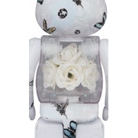 Bearbrick Flora (Flower) #2 400% White