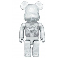 Фигурка (28см) Bearbrick Flora (Flower) 400% Silver