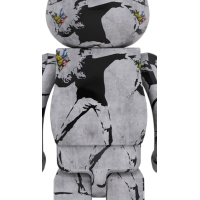 Bearbrick Banksy Flower Bomber 1000%